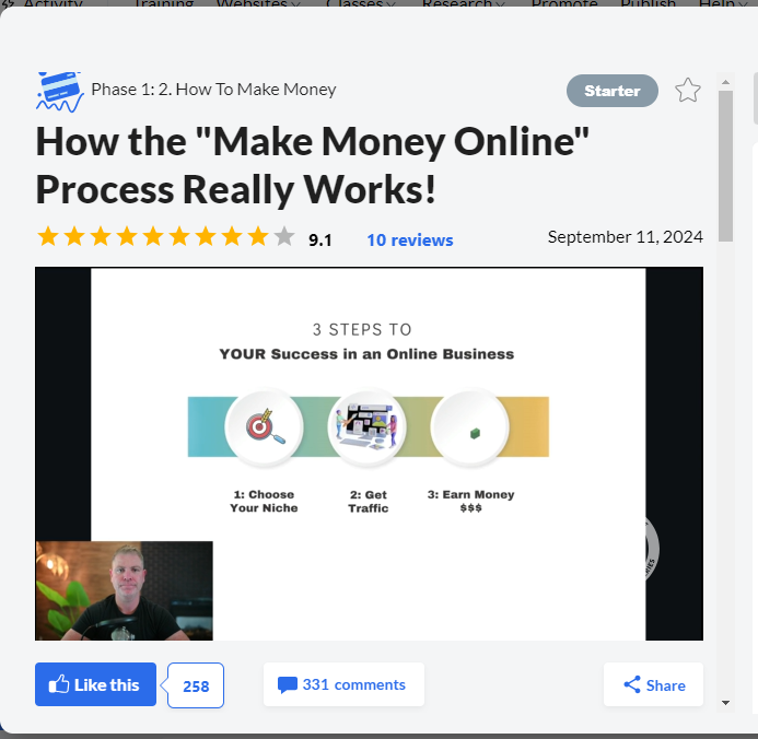 How to Make Money Video