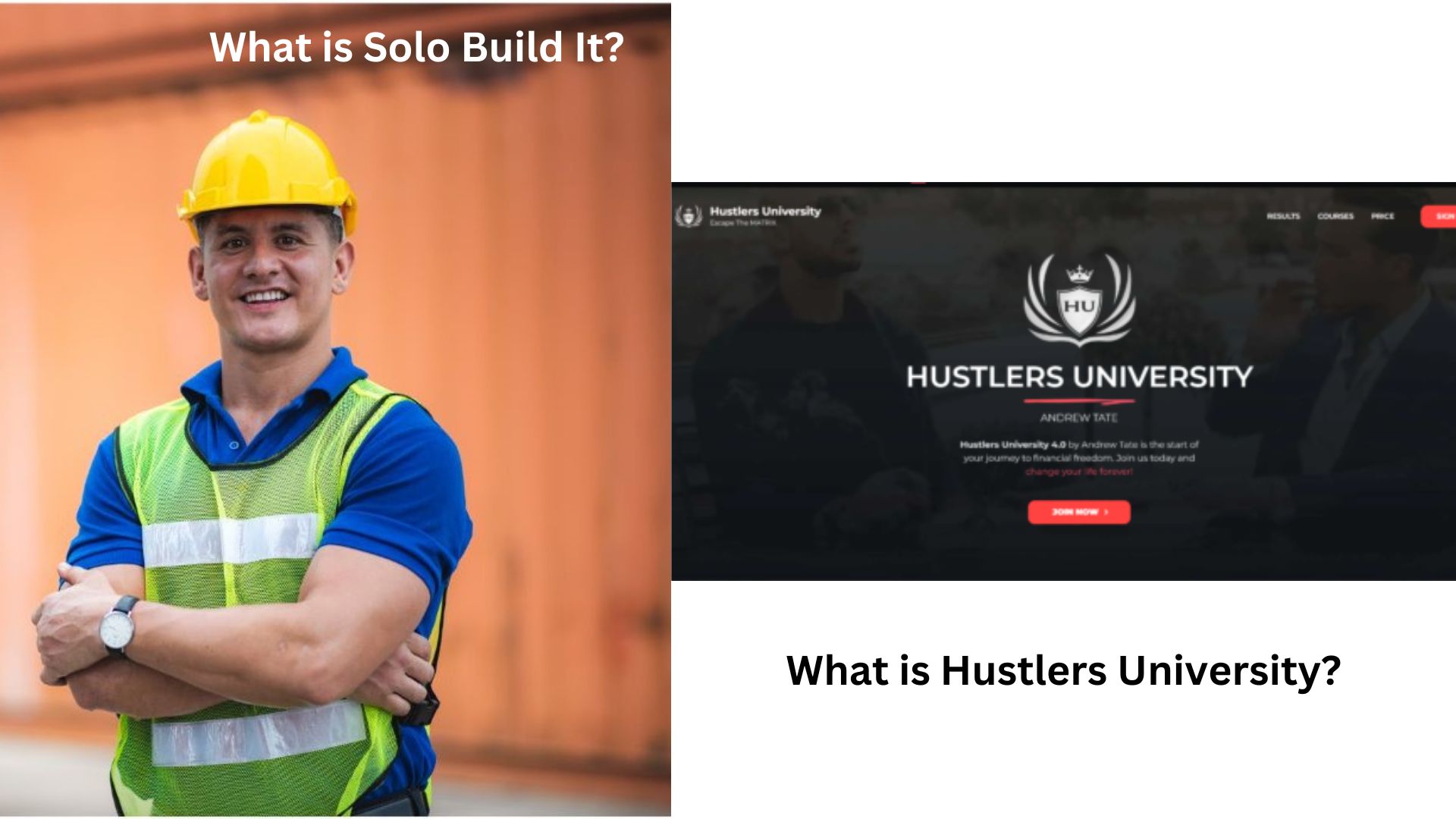 Solo Build It Hustlers University